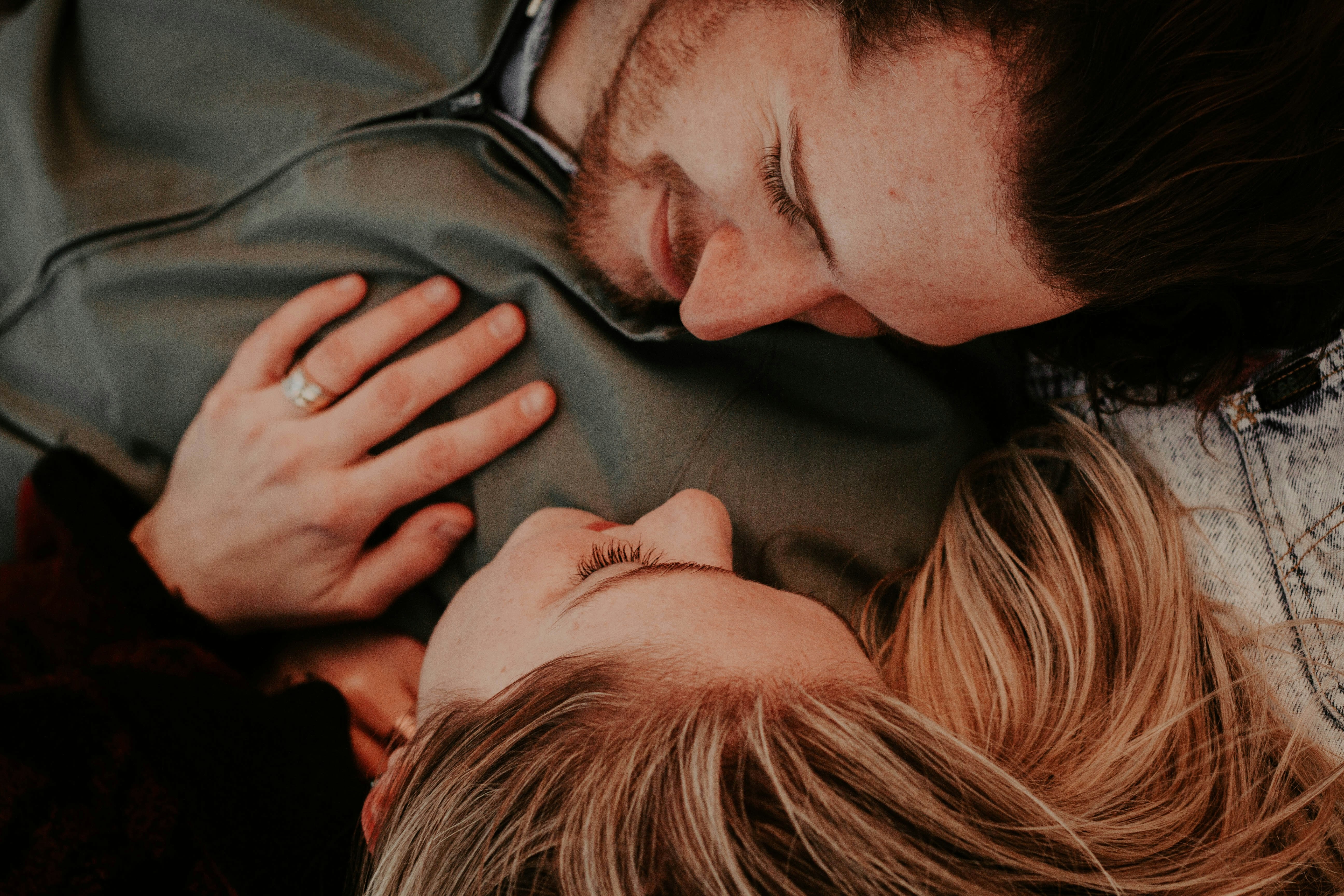 Soft, intimate scene framing a quiet moment of connection